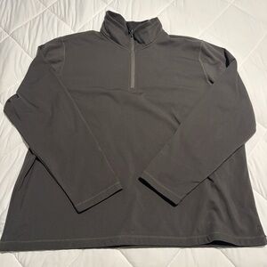 Men's Olive Quarter-Zip Sweater